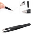 thumbnail image 5 of EXLEAF 2026 New 3Pcs Tweezers Slightly Angled Tip Design Long Tweezers Stainless Steel Construction Tweezer for Eyebrow Nail Style5, 5 of 7