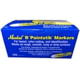 thumbnail image 3 of Box of 12 Markal B White Tire Chalk Paint Sticks Crayon Surface Marker Graffiti, 3 of 4