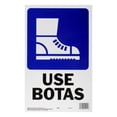 thumbnail image 1 of Letrero Para Pared Use Botas Hyko Plástico 35.5X22.9 Cm, 1 of 3
