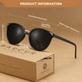 thumbnail image 2 of BARCUR Exquisite Oval Party Style Sunglasses Reduce Glare And Prevent Uv Rays. Brand Packaging Is A Great Gift Item, 2 of 2