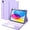 Purple, variant on iPad 11th 10th Generation (A16)Case with Keyboard, Folio Cover with Pencil Holder, Multi-Touch Trackpad,Yellow
