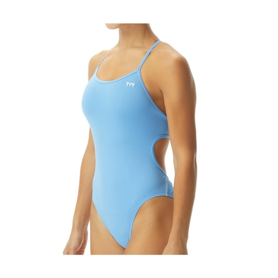 Tyr Swimsuit SOLID TrinityFit Light Blue Size 28