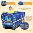 thumbnail image 4 of Pop Up Play Tent for Kids police car Play Tent Role Play police Tent, police car Truck Tent for Kids Ages 3+, 4 of 11