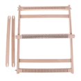 thumbnail image 4 of Máquina de tejer de telar de madera, herramienta de artesanía artesanal de lana para niños Feliz Sencillez, 4 of 5
