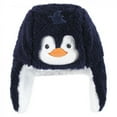 thumbnail image 3 of Hudson Baby Infant Boy Trapper Hat, Mitten and Bootie Set, Navy Penguin, 6-12 Months, 3 of 7
