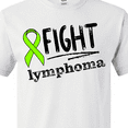 thumbnail image 4 of Inktastic Fight Lymphoma Lime Ribbon T-Shirt, 4 of 5