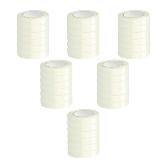 Intertape 4 Mil - Economy Reinforced Fiberglass Filament Tape High Tensile Strength, Industrial Purpose, Leaves no residue, 1" x 60 Yards, Clear, 9 Rolls