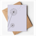 thumbnail image 1 of Trois Cartes de Vœux Pissenlit s Fleur Vous Tes Invités Invitations, 1 of 3