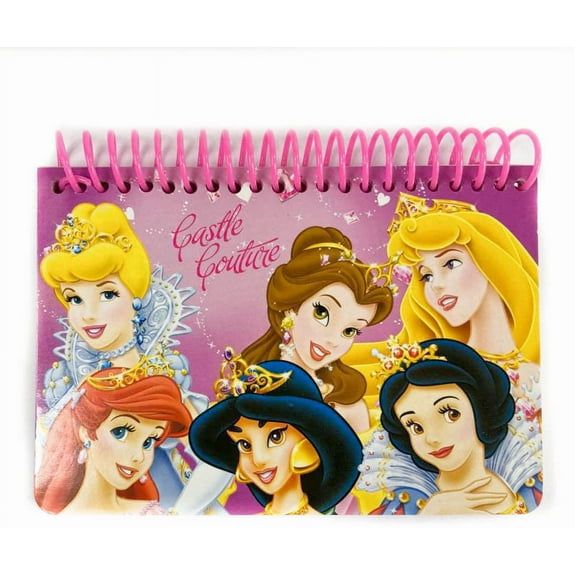 Disney Princess Autograph and Sketch Book Set Assorted Styles Hardcover Notebook with Pen, 48 Pages, 2 Count