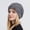 Gray, variant on Women's Fleece Lined Slouchy Beanie Soft Cozy Cold Weather Knit Cap with Cuffed Slouchy Fit, Warm Winter Hats​