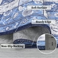 thumbnail image 6 of Geetinfly 8*10FT Area Rugs 8*10 Rug Washable Large Area Rug for Living Room Bedroom Rug Non Slip SoFT Area Rugs Patchwork Blue Rug Indoor Farmhouse Decor Floor Carpet Rug Blue tint, 6 of 7