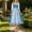 Light Blue, variant on QUNYINEY Flowy Summer Dresses for Women 2026 Oktoberfest Sleeveless German Long Dirndl Dress Casual Beer Carnival A Line Loose Fit Square Neckline Dresses