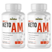 Keto Burn AM - Energy/Focus/Ketosis/Weight Management - 2 Bottles- 120 Capsules- Dr. Pelican