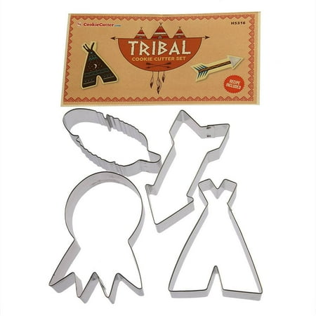 - Tribal Cookie Cutter Set - Foose Cookie Cutters - US Tin Plate Steel