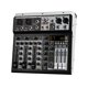 thumbnail image 2 of audio mixer,portable dj audio mixer sound board console,4 channel stereo digital sound mixing console,professional audio mixer sound board console,gaming podcast dj studio karaoke sound perfke mezclador de audio, 2 of 9