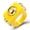 Yellow, variant on Exaggerated Personality Resin Index Finger Rings, Geometric Ins Style Statement Ring for Women, Trendy Acrylic Finger Jewelry