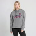 thumbnail image 4 of Women's Fanatics Heather Gray St. Louis Cardinals Script Favorite Lightweight Pullover Hoodie, 4 of 5