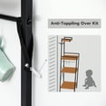 thumbnail image 2 of HOOBRO 4-Tier Bakers Rack with Microwave Stand & 8 Hooks, Rustic Brown and Black, 2 of 10