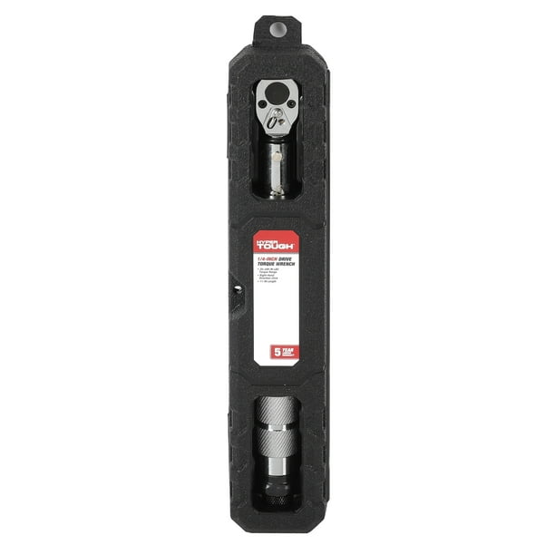Hyper Tough 1/4-inch Torque Wrench, Chrome-Plated - Walmart