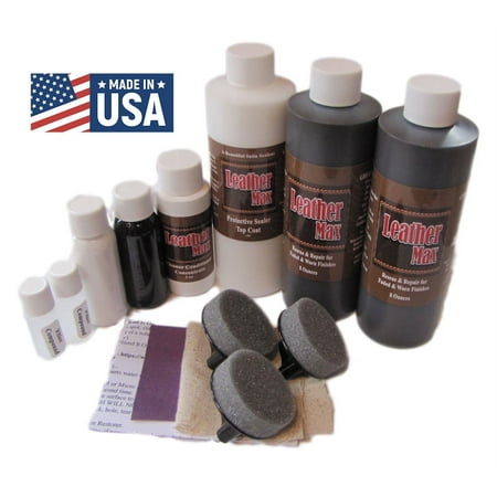 Blend It On Furniture Leather Max Complete Room/Large Sectional Kit/Leather Repair & Refinish/The Only Repair Refinish You Will Ever Need / Dark Brown