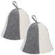 thumbnail image 1 of BRIGHTFUFU 2 piezas de fieltro de sauna sombreros de sauna gruesas, 1 of 8