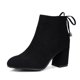 thumbnail image 3 of Botas Martin de primavera para mujer, botas informales con cremallera y tacón cuadrado alto y punta puntiaguda, botines para mujer para primavera, 3 of 5