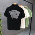 thumbnail image 5 of Camiseta con cuello y estampado de estilo gótico Y2k para hombre, estilo grunge, polos con dibujos, manga corta y estilo elegante, 5 of 5