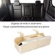 thumbnail image 4 of Organizador Para Asiento Trasero De Coche Con Bandeja, Organizador Para Reposacabezas De Coche, 2 Portavasos Para Bebidas, Caja De Pañuelos, Caja De Almacenamiento, Gancho Para, 4 of 7