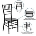 thumbnail image 2 of HERCULES PREMIUM Series Black Resin Stacking Chiavari Chair, 2 of 9
