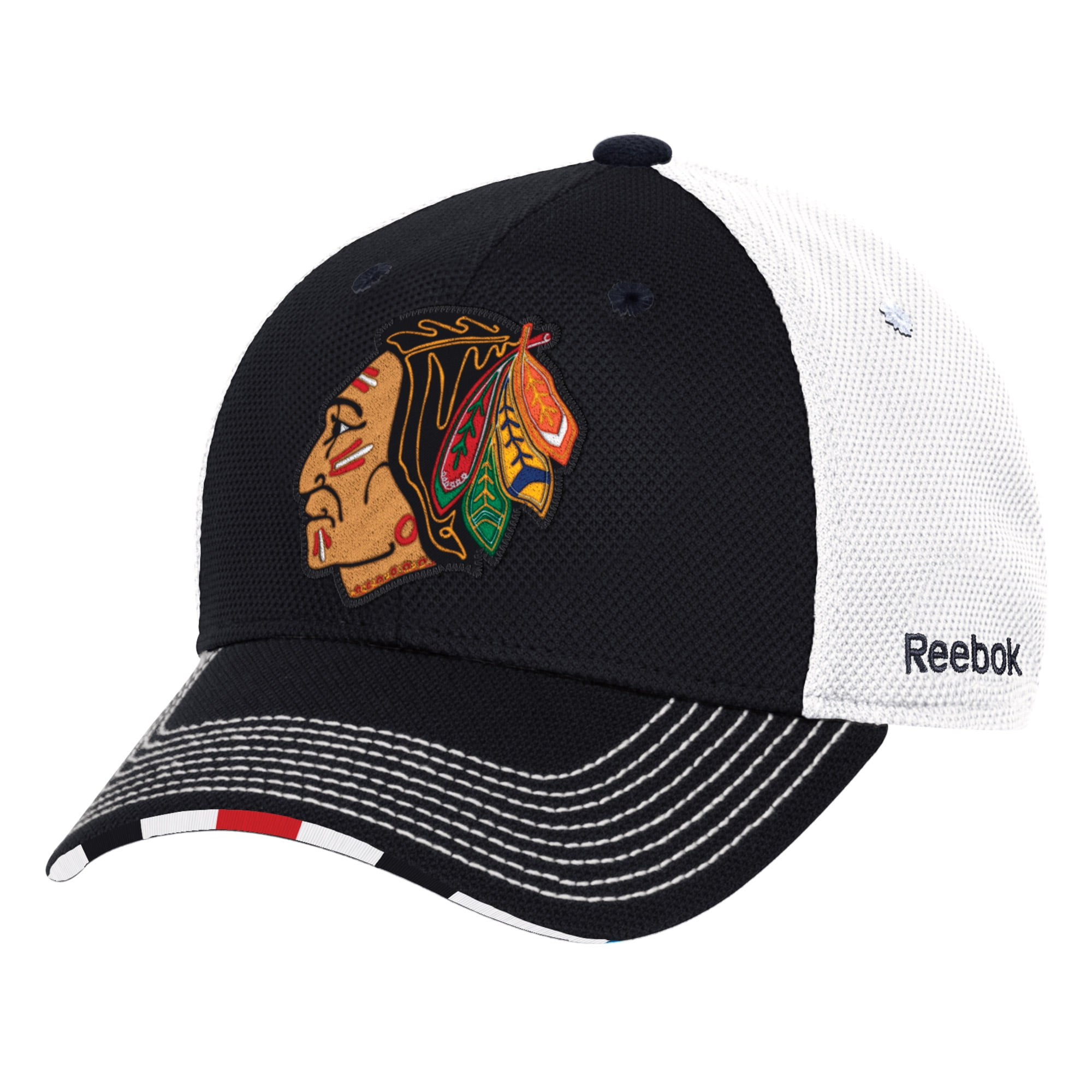 Chicago Blackhawks Reebok 2017 Winter Classic Coaches Flex Hat Black by REEBOK/SPORTS LICENSED DIVISION
