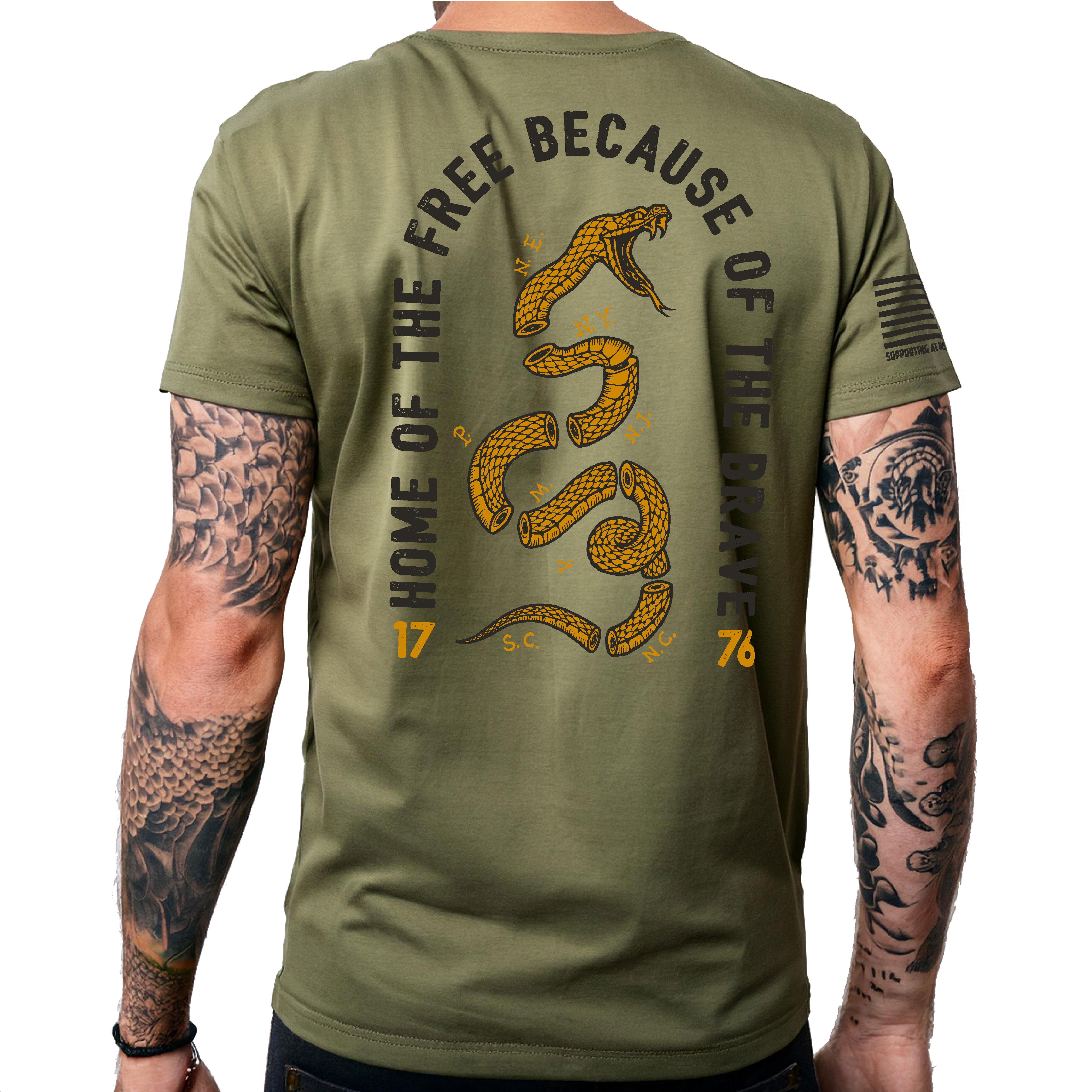 Rags of Honor All Gender Short Sleeve Patriotic Home of the Free