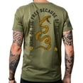 thumbnail image 3 of Rags of Honor All Gender Short Sleeve Patriotic Home of the Free Because of the Brave Snake Graphic Tee Shirt, Mens Sizes S-5XL, 3 of 5