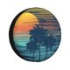thumbnail image 1 of Fotbe Palm Trees Funda de Llanta de Repuesto con Estampado, Engrosada, Ajuste Universal para Jeep, Remolque, RV, SUV, Camión-16 inch, 1 of 6