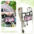 thumbnail image 3 of Jiueut Colorful Rose Wheelchair Side Organizer Storage Bag Armrest Pouch Electric Wheelchair Bags to Hang on Side for Women Removable Power Wheelchair Side Bag Armrest Pouch, 3 of 7