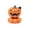 A-Orange, variant on Ghost Tombstone Resin Halloween Figurine, Rotating Pumpkin Base Eerie Desk Decor for Shelf Mantel