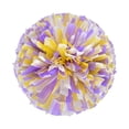 thumbnail image 1 of 2 Pcs Cheerleaders à Main Fleur Colorée Activités Sportives Performance Fournitures de Cheering Rondes Bande de Couleur Haute Densité Légère Double Doigt Boucle Design Robe d'Événement pour Femmes Été, 1 of 4