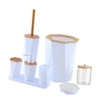 thumbnail image 4 of Juego de accesorios de baño, juego esencial de baño, vaso para cepillo de dientes, juegos de accesorios de baño para el hogar, dormitorio, encimera, un, 4 of 8