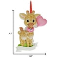 thumbnail image 3 of Personalized Baby's First Christmas Ornaments 2025 - Pink Giraffe Ornament for Baby Girl's Gender Reveal, Custom Christmas Tree Decoration, 3 of 7