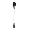 thumbnail image 1 of Flexible 3.5mm Jack Mini Microphone Mic For PC Laptop Desktop Skype Black, 1 of 5