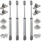 thumbnail image 1 of 4 piezas de amortiguadores de gas 120N, amortiguadores de gas hidráulicos para muebles, brazo neumático original para puerta de gabinete de cocina para elevación de puerta de gabinete, 1 of 5