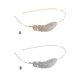 thumbnail image 3 of Sonducket Aro de pelo de diamantes de imitación Festival de moda Diadema de boda Hogar Escuela Deportes Oficina Moda Sombreros simples Mujeres Accesorio para el cabello Plata, 3 of 6