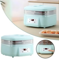 HIBIBUD 360° Air Flow Food Dehydrator,3-Layer Tray Type Food Dehydrator with Digital Adjustable Timer and Temperature,Suitable for Beef,Fruit,and Meat
