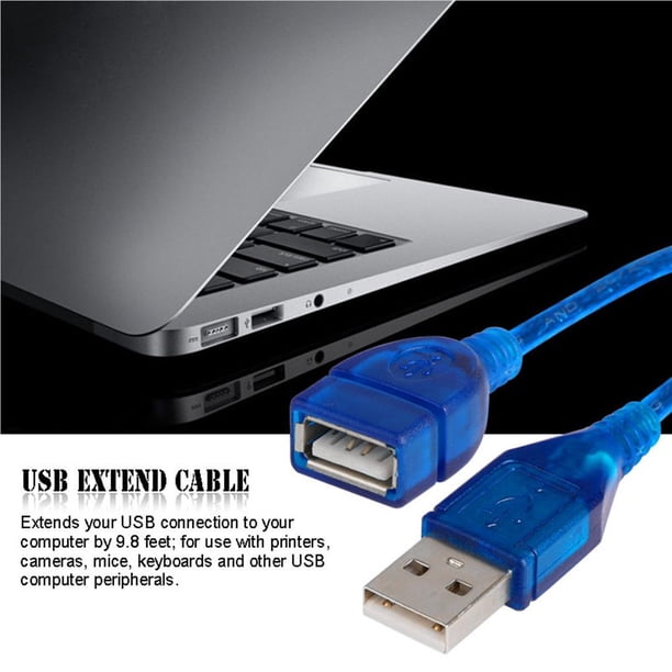 Monstrate Cable de extensión USB 2.0 de 3 m/9,8 pies Cable de extensión - De a Teléfono y Comunicación No.2