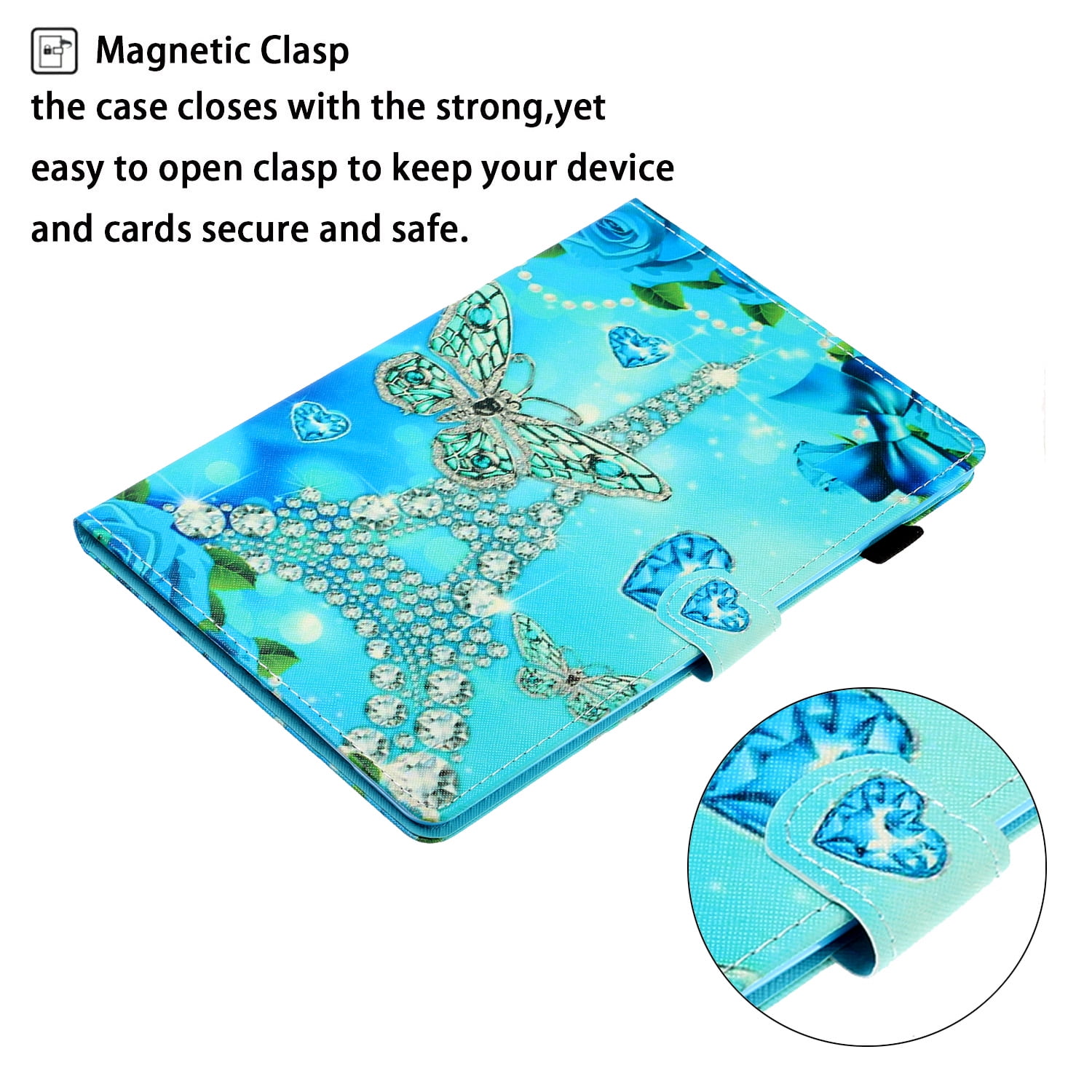 Allytechgroup 2024 iPad Pro 11" M4 Flip Case Cover, Premium PU Leather Shockproof Stand with Pencil Holder, Auto Sleep/Wake Function Smart Cover Stylish Case for Apple iPad Pro 11 Inch 2024 M4, Tower