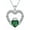 May(Emerald), variant on SISGEM Irish Claddagh Necklace Sterling Silver Claddagh Heart Necklace with Synthetic Birthstone Gift for Women