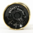 thumbnail image 3 of C3yoyodesign Galaxy Surfer Yo-Yo - Wide Rimmed Bi-Metal YoYo (Black with Gold Rim), 3 of 4