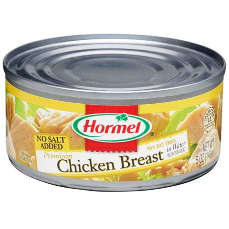 Hormel No Salt Added Premium Chicken Breast, in Water, 5 oz Can