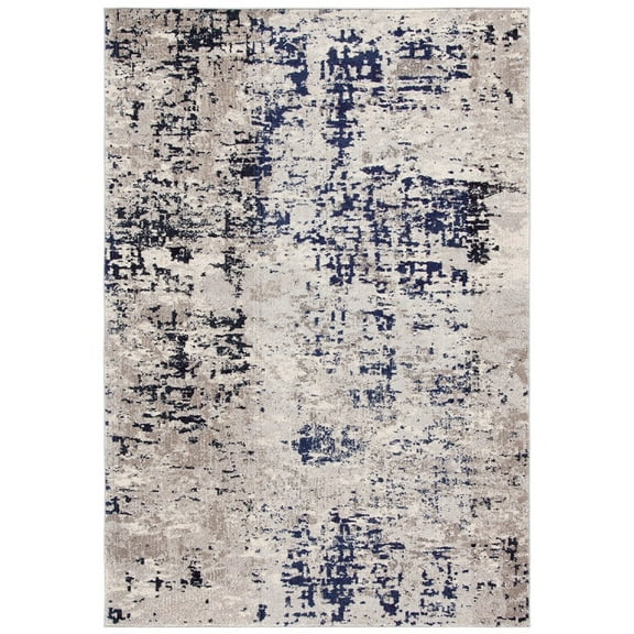 SAFAVIEH Madison Flowers Vintage Abstract Area Rug, Beige/Purple, 9' x 12'