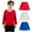 Blue, variant on 3 Pack Cotton Long Sleeve Tee Shirts Basic Crewneck T-Shirts for Boys/Girls/Toddlers Long-Sleeve T-Shirts