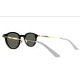 thumbnail image 5 of Montblanc MB0362S-001 Black & Gold Round Sunglasses Art Deco Style for mens, 5 of 5